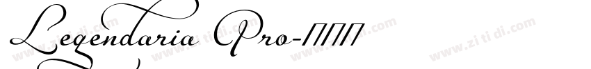 Legendaria Pro字体转换